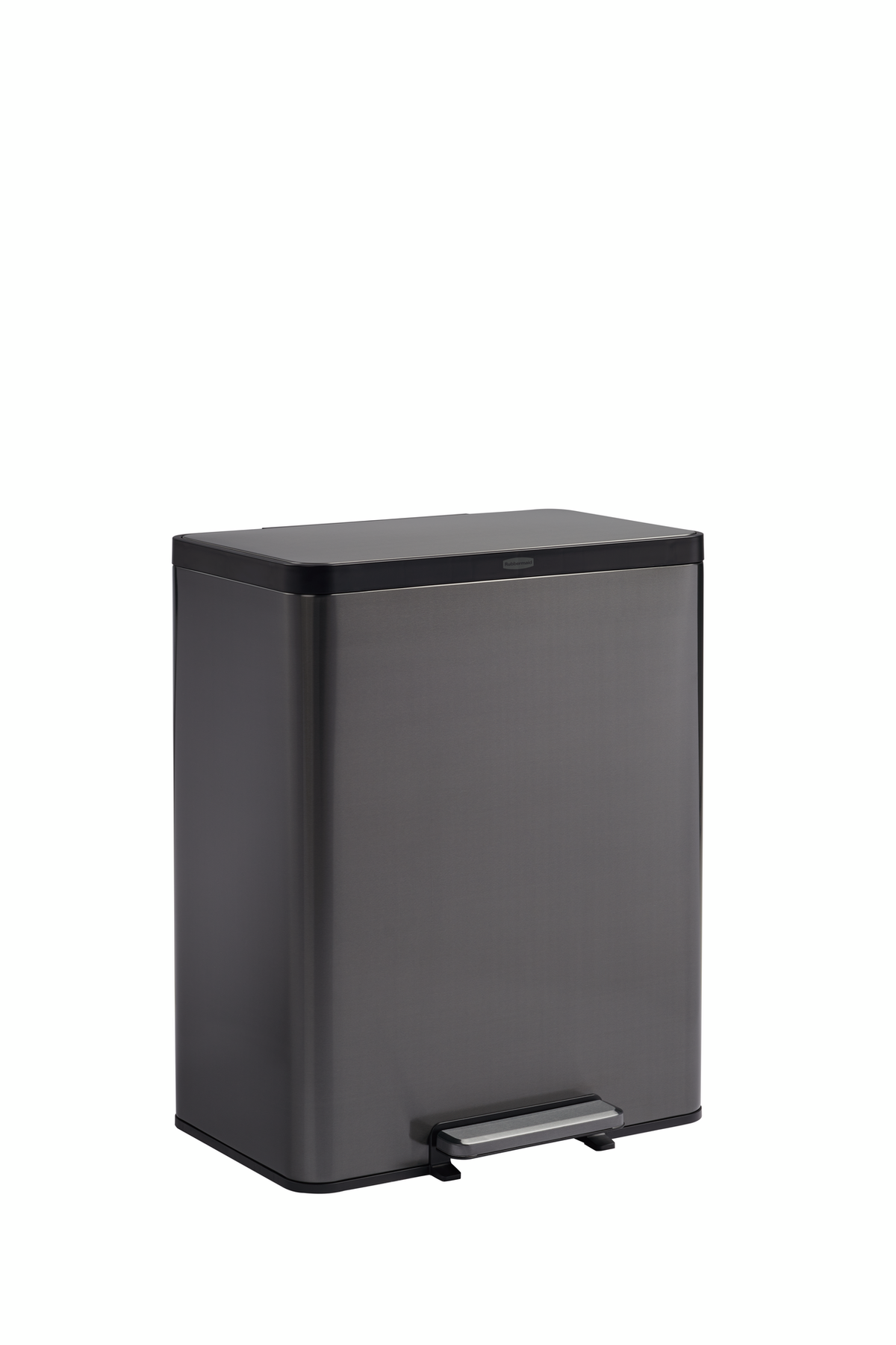 POUBELLE 60L ELITE INOX CHARBON