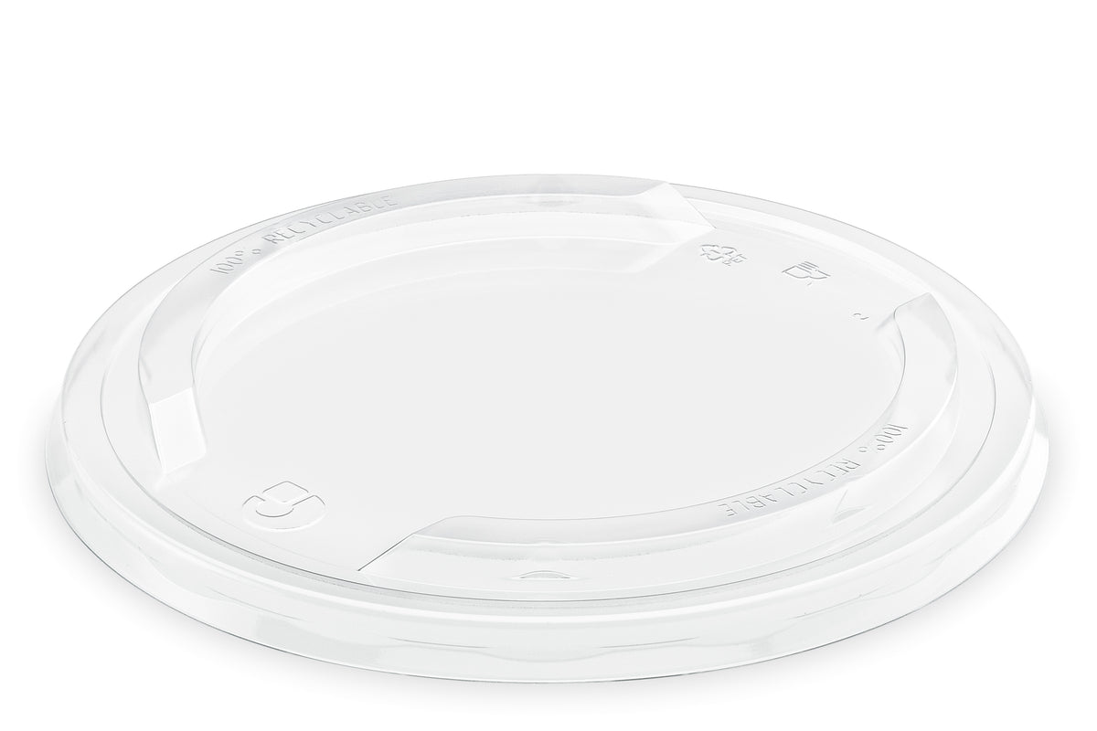 COUVERCLE PLASTIQUE RPET TRANSPARENT POUR SALADIER 1300ML X300