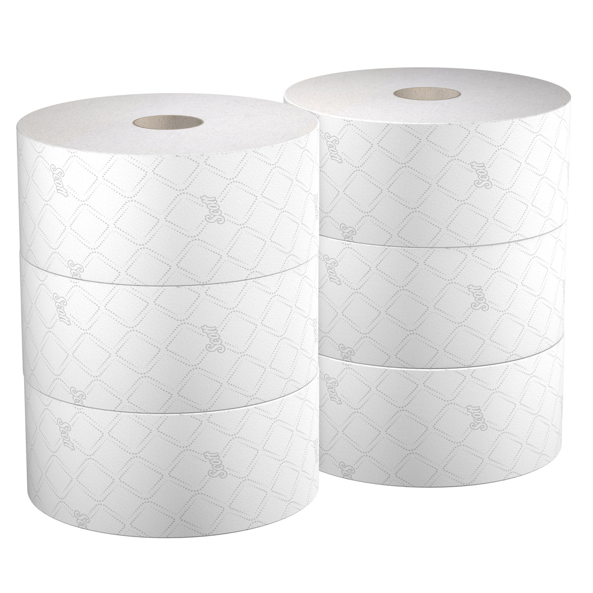 PAPIER TOILETTE À DÉVIDAGE CENTRAL SCOTT® CONTROL BLANC 1280 FORMATS 2 PLIS ECOLABEL X6