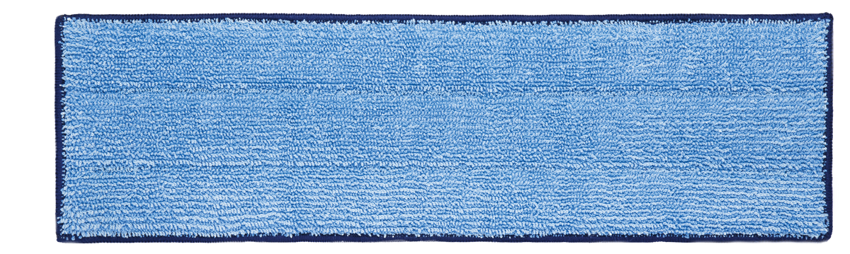 FRANGE DE LAVAGE MICROFIBRE VELCRO 40CM TECHLINE BLEU