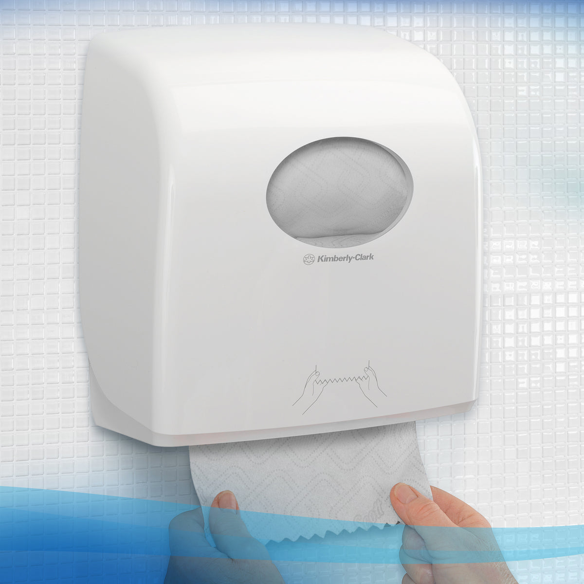 ESSUIE-MAINS ROULEAU SCOTT® ESSENTIAL BLANC 350M 1 PLI ECOLABEL X6