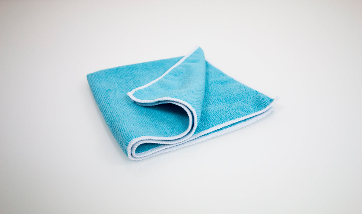 LAVETTE BOUCLEE MICROFIBRE LIGHT MULTI USAGES 40X40CM BLEU X5