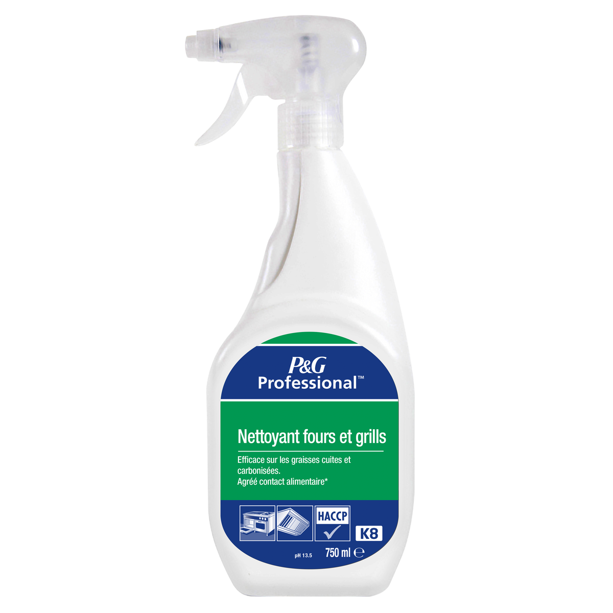 DEGRAISSANT FOUR ET GRILL K8 P&G PROFESSIONAL 750ML