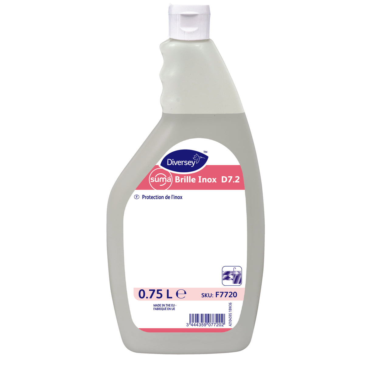 NETTOYANT INOX SUMA BRILLE INOX (D7.2) 750ML