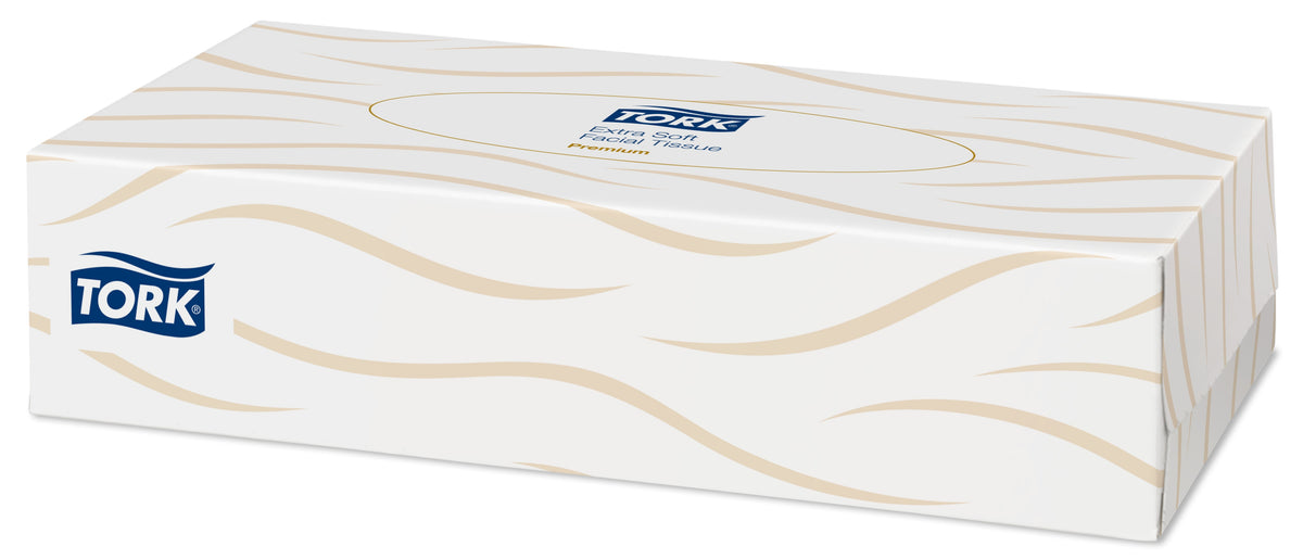 MOUCHOIRS BOÎTE RECTANGLE TORK® PREMIUM F1 BLANC 100 FORMATS 2 PLIS ECOLABEL X30
