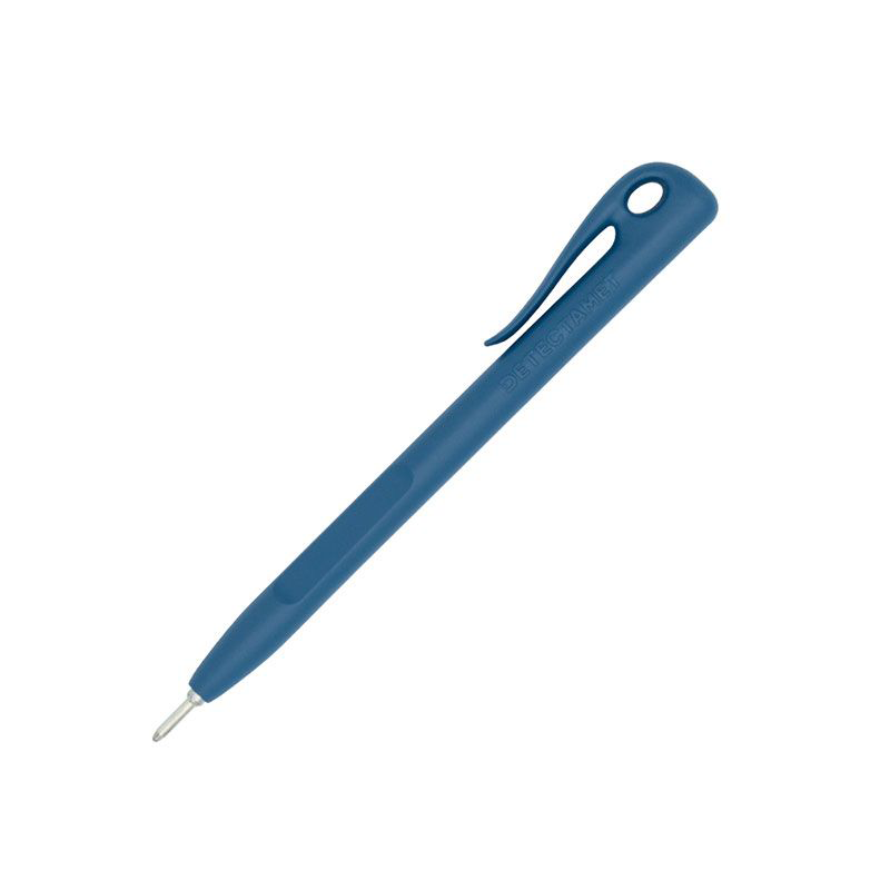 STYLO MONOBLOC CLIP DÉTECTABLE BLEU ENCRE BLEUE X50