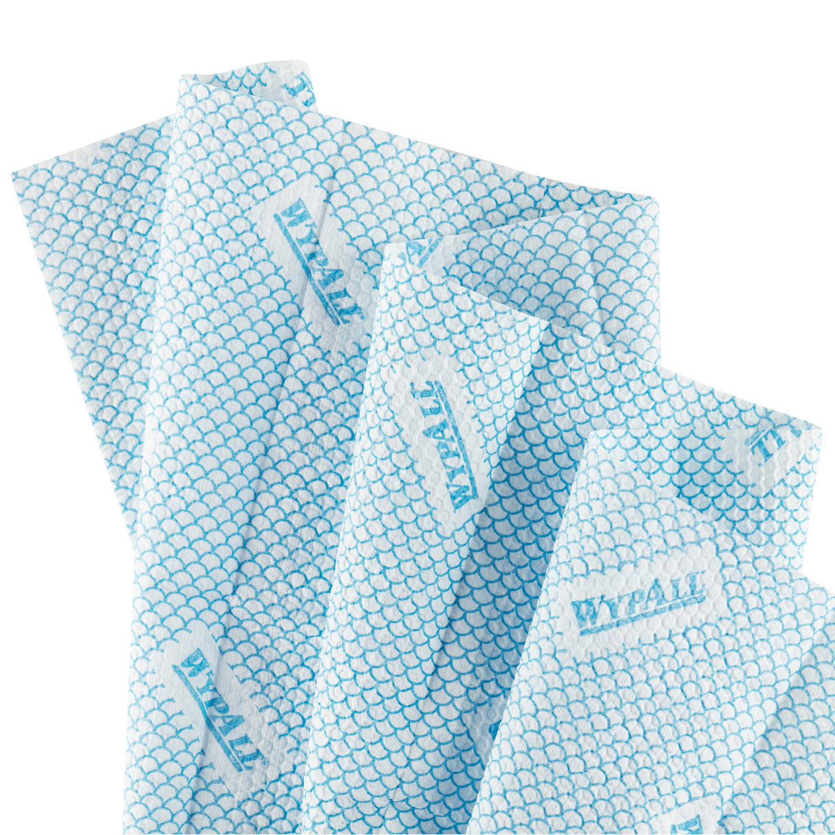 LAVETTE NON TISSEE USAGE UNIQUE WYPALL X80+ 35X34CM BLEU X30