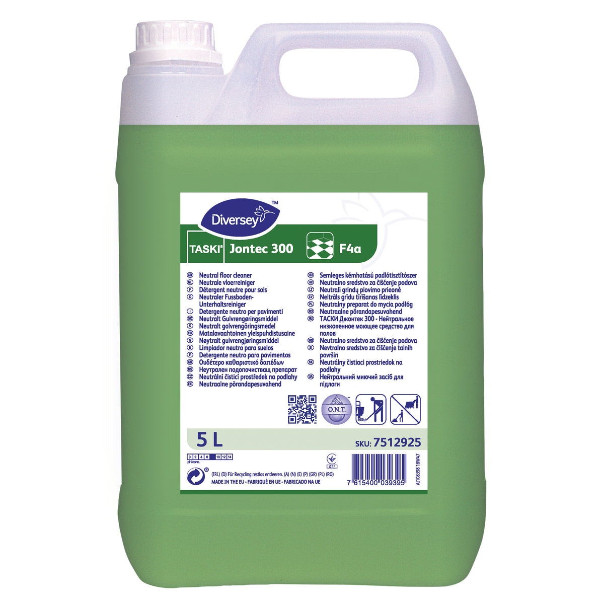 DETERGENT AUTOLAVEUSE TASKI JONTEC 300 5L