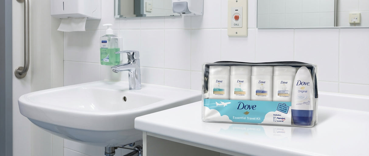KIT PRODUITS D'ACCUEIL TROUSSE DOVE X12