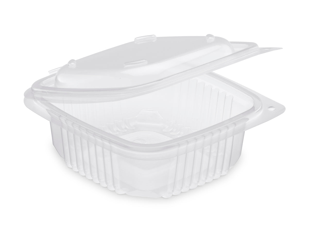BOÎTE PP À COUVERCLE CHARNIÈRE TRANSLUCIDE 250ML X900