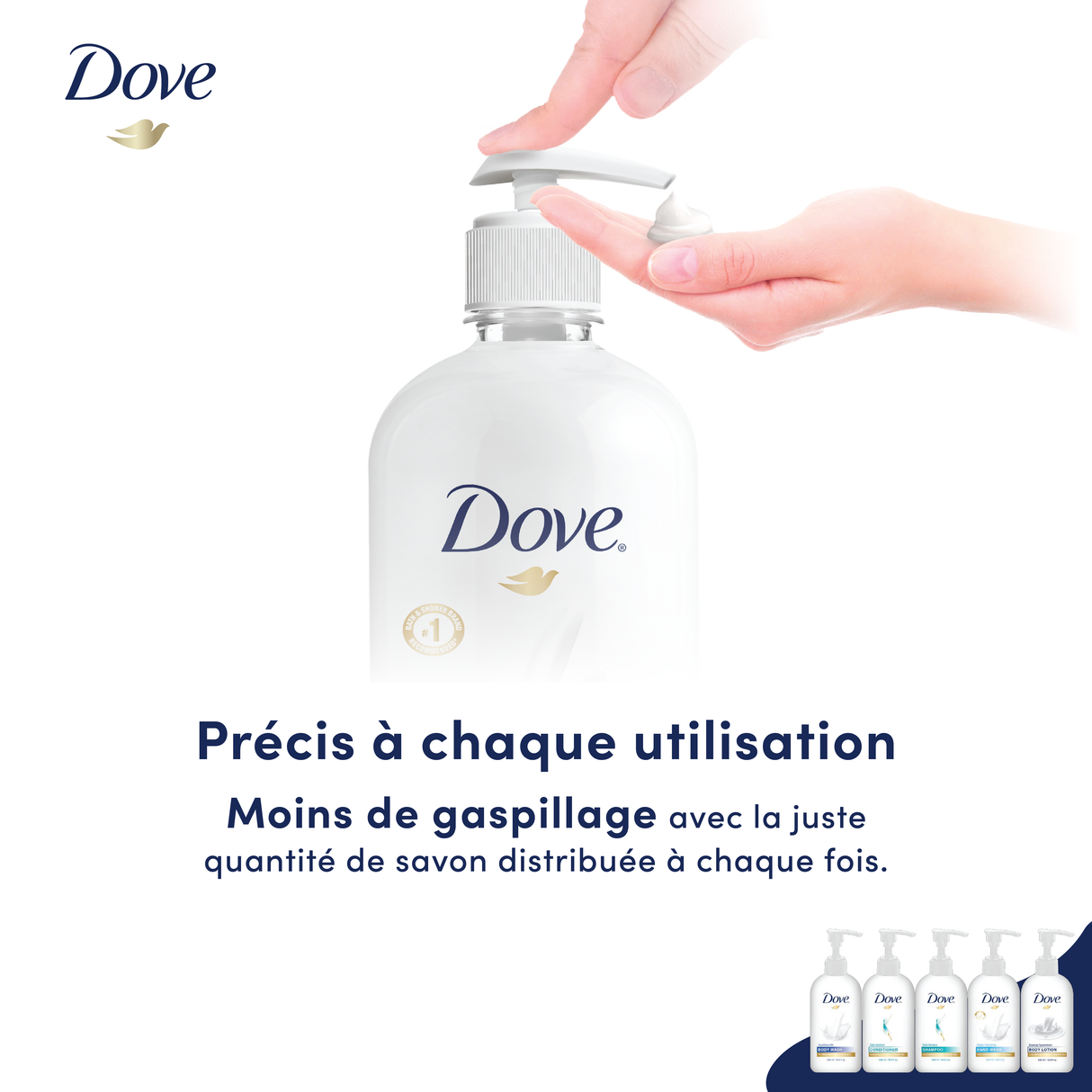 SHAMPOING CONCOMBRE DOVE RECHARGE 5L