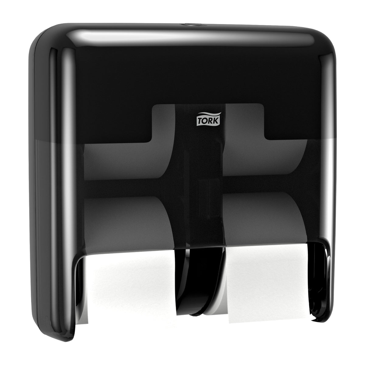 DISTRIBUTEUR DE PAPIER TOILETTE PETIT ROULEAU TORK OPTISERVE® T7 4 ROULEAUX NOIR