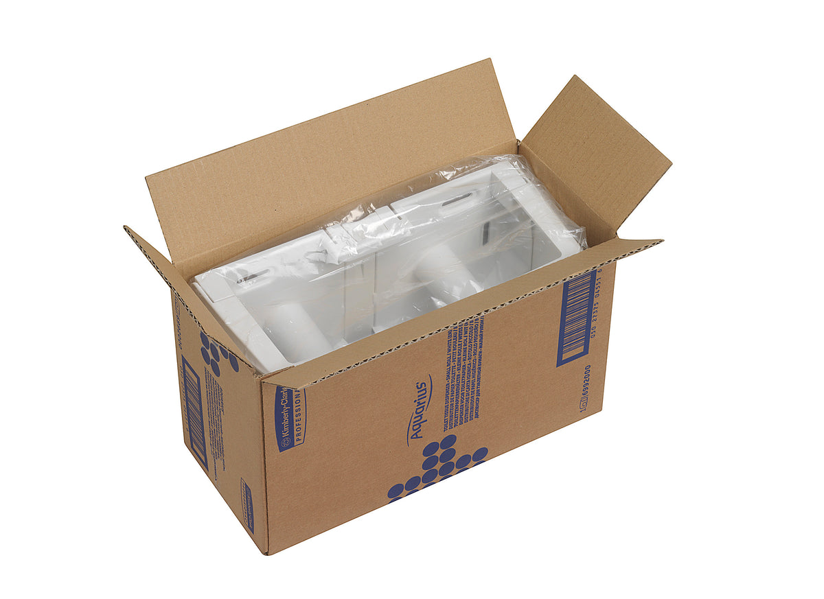 DISTRIBUTEUR DE PAPIER TOILETTE PETIT ROULEAU DOUBLE AQUARIUSBLANC