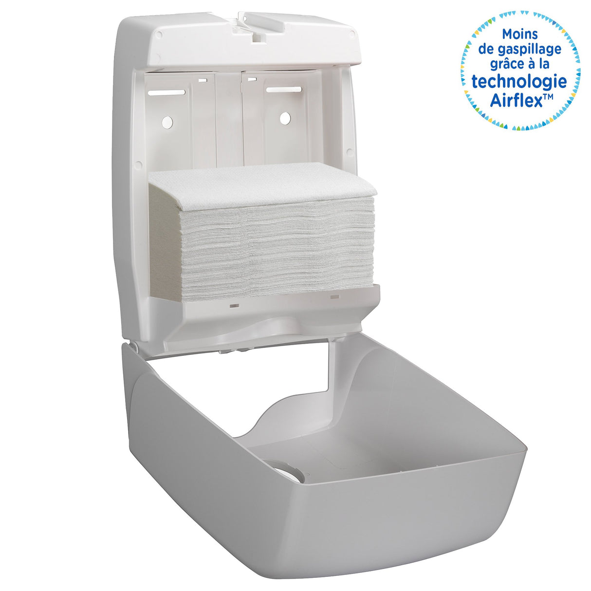 ESSUIE-MAINS PLIÉS EN V KLEENEX® ULTRA BLANC 22X32CM 96 FORMATS 3 PLIS ECOLABEL X15