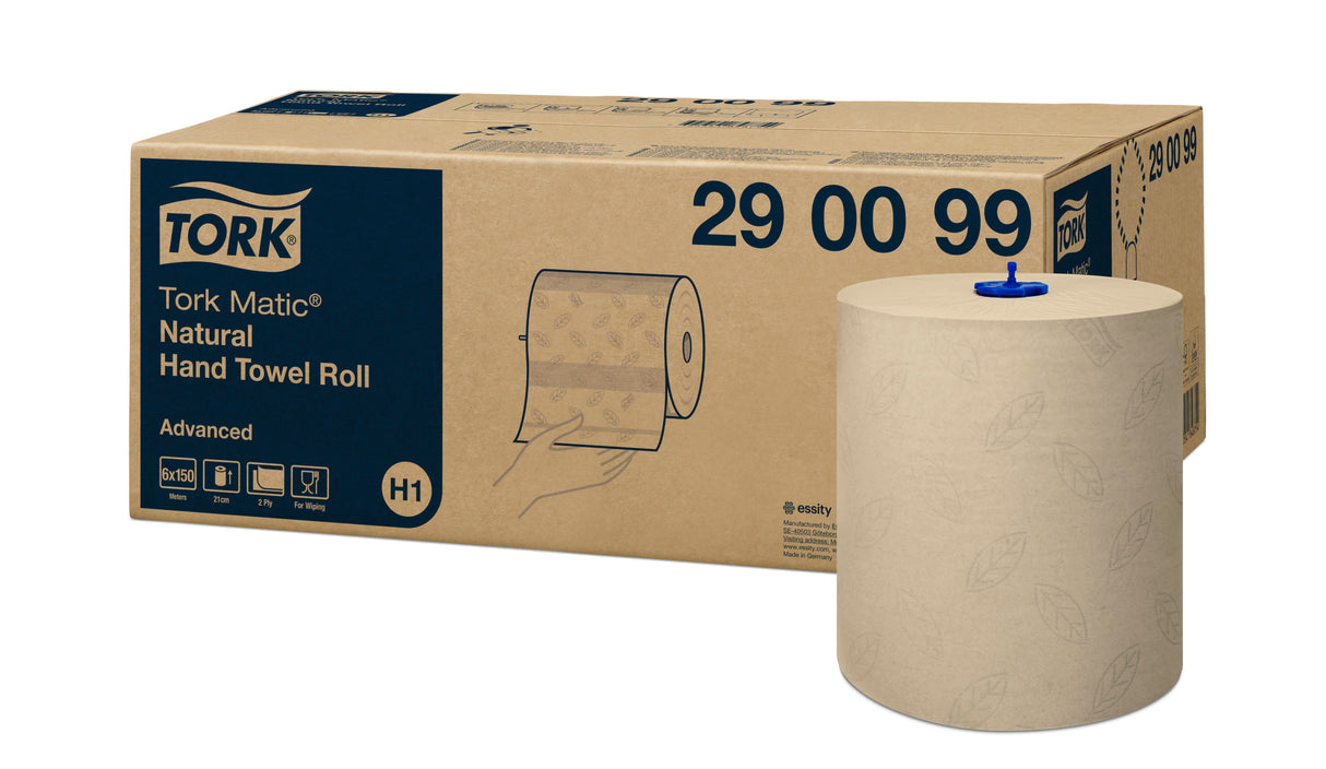 ESSUIE-MAINS ROULEAU TORK MATIC® ADVANCED H1 NATUREL 150M 2 PLIS X6