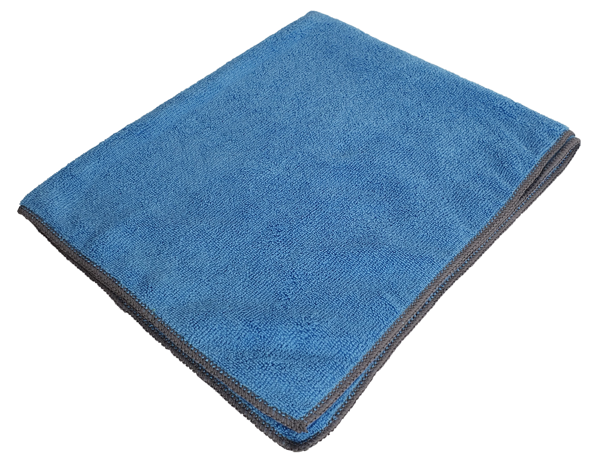 SERPILLERE MICROFIBRE BOUCLETTES PREMIUM 50X60CM BLEU X5