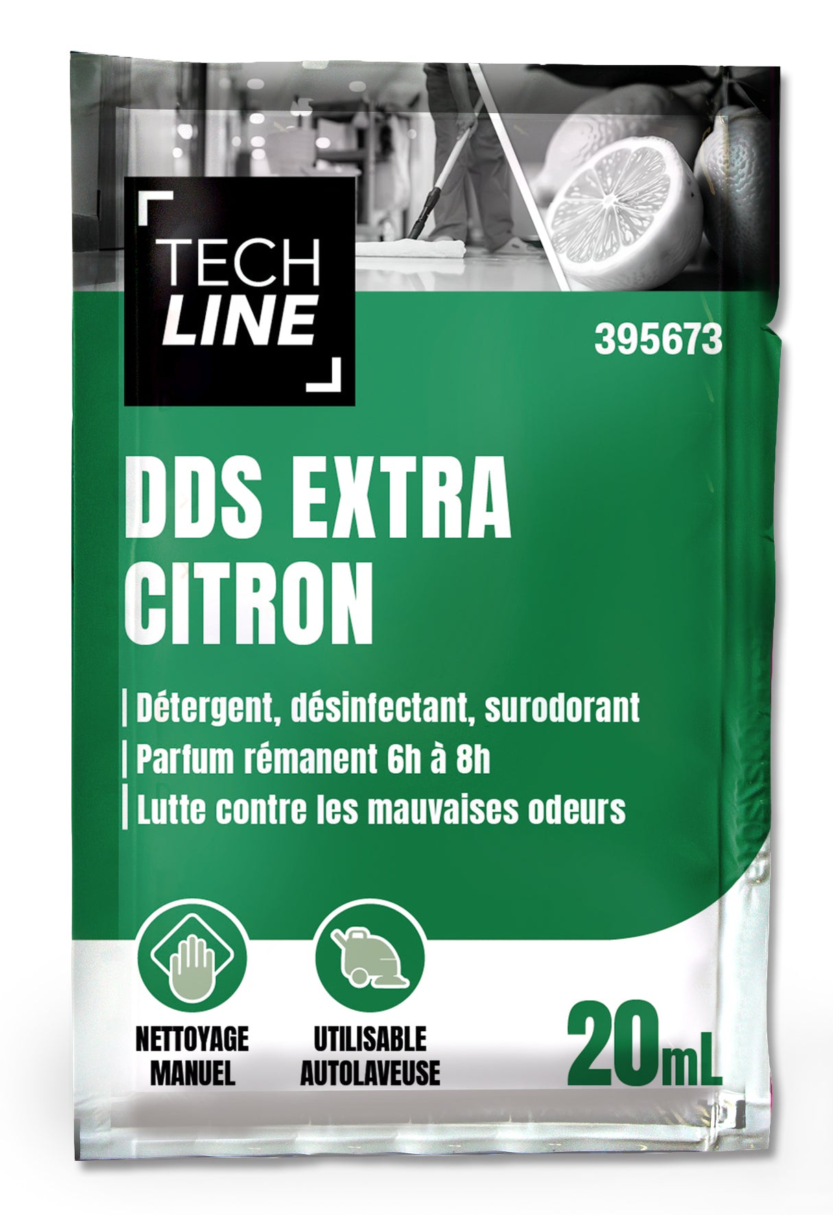DETERGENT DESINFECTANT SURODORANT DDS EXTRA TECHLINE CITRON DOSE 20ML X250