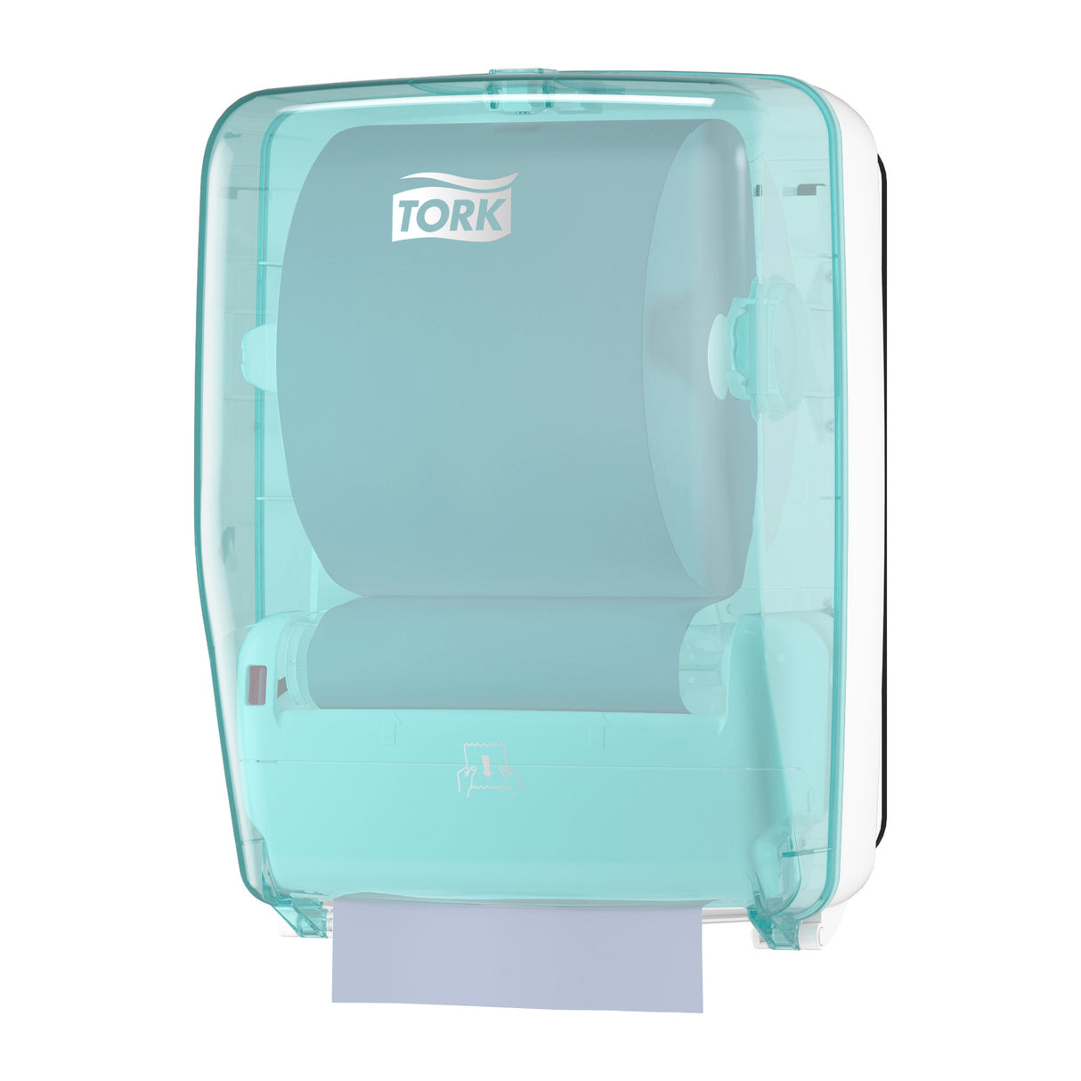 DISTRIBUTEUR D’ESSUIE-MAINS ROULEAUX TORK® W6 BLANC & BLEU