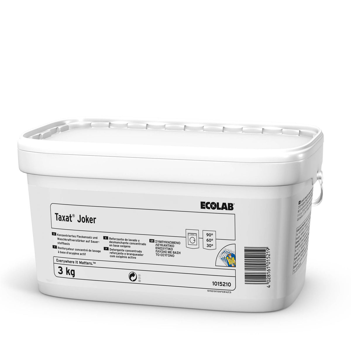 DETACHANT TEXTILES TAXAT JOKER SEAU ECOLAB 3KG