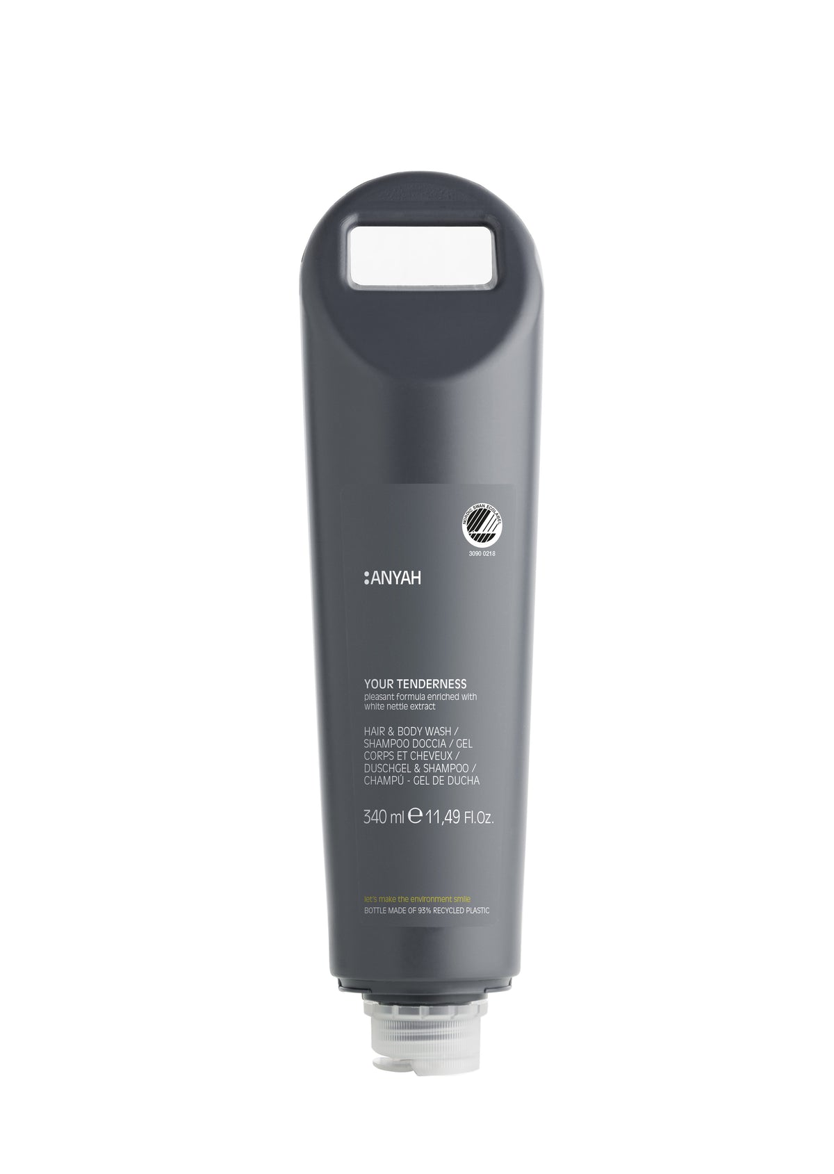 GEL CORPS & CHEVEUX ANYAH RECHARGE 340ML FLACON X24