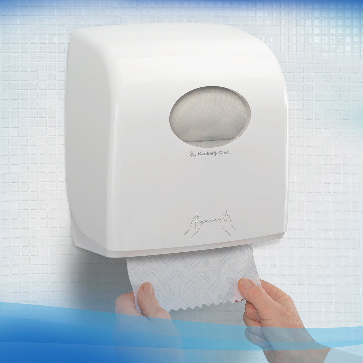 ESSUIE-MAINS ROULEAU SCOTT® CONTROL SLIMROLL BLANC 165M 1 PLI ECOLABEL X6