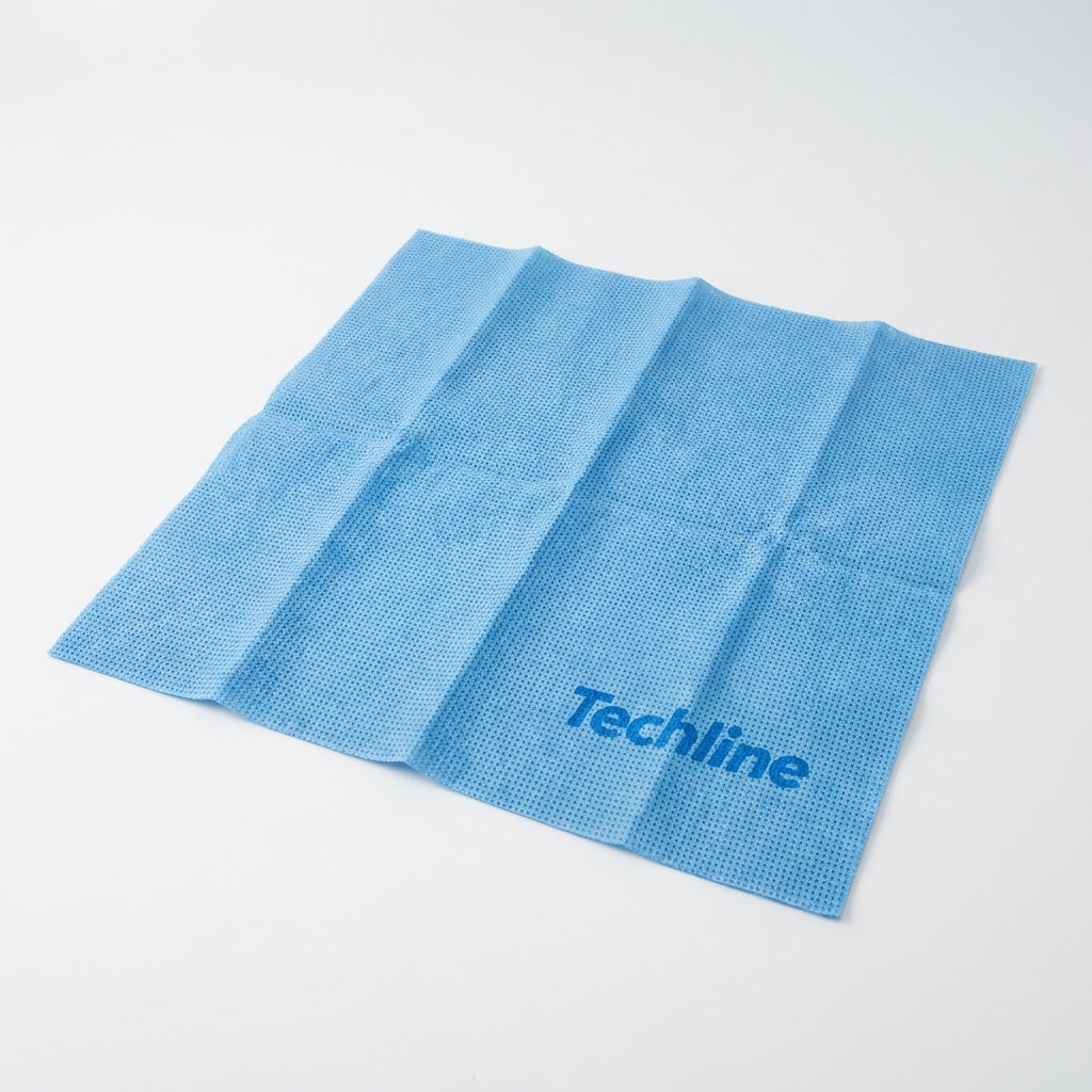 LAVETTE NON TISSEE TECHLINE CO-BRANDING 51X36CM BLEU X25
