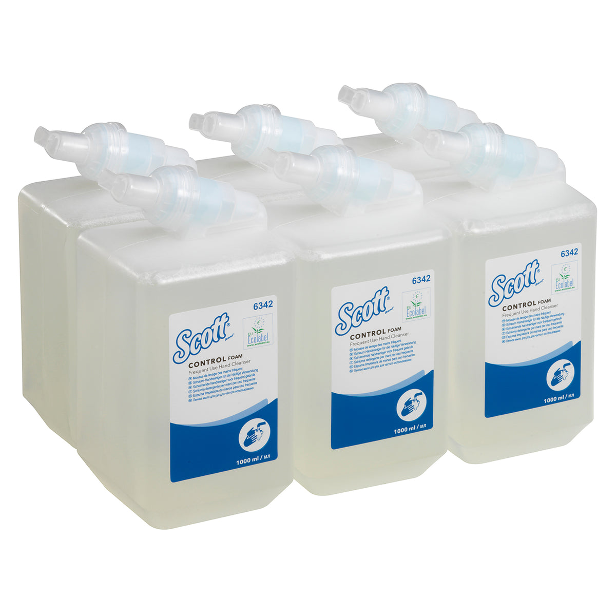SAVON MOUSSE SCOTT® CONTROL CARTOUCHE 1L X6