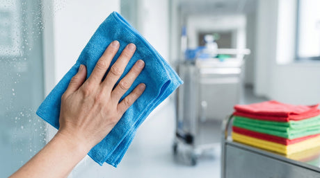 Lavette professionnelle : types, usages et code couleur anti-contamination