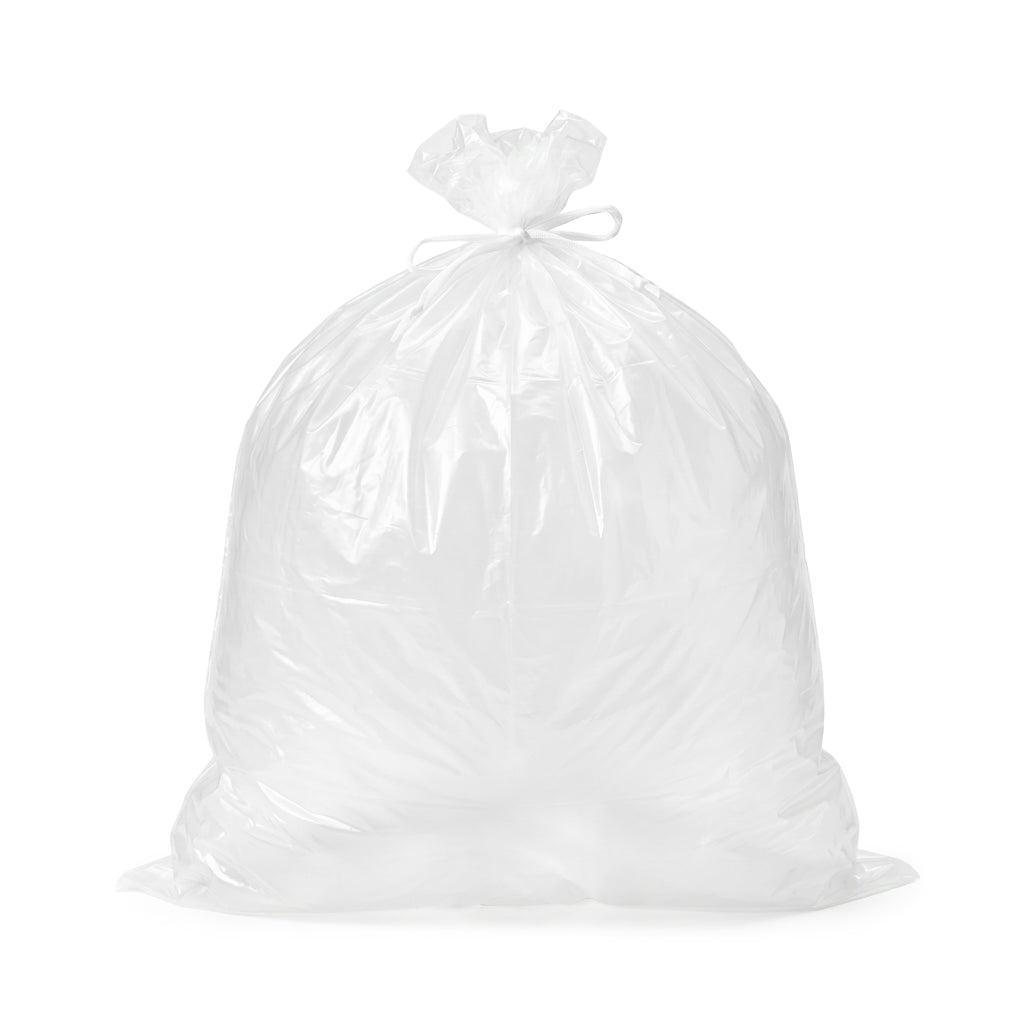 SAC POUBELLE 110L HAUTE DENSITE DECHETS LEGERS TRANSPARENT X500
