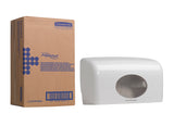 DISTRIBUTEUR DE PAPIER TOILETTE PETIT ROULEAU DOUBLE AQUARIUSBLANC