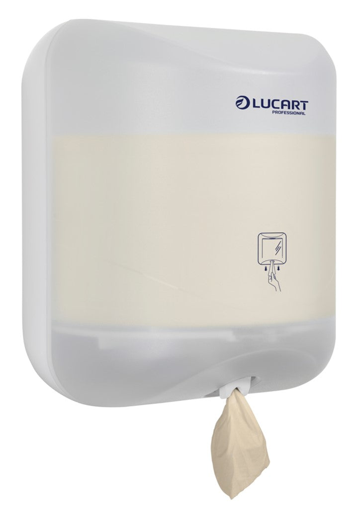 DISTRIBUTEUR DE PAPIER TOILETTE À DÉVIDAGE CENTRAL L-ONE MINI TRANSPARENT