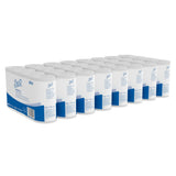 PAPIER TOILETTE PETIT ROULEAU SCOTT® ESSENTIAL BLANC 350 FORMATS 2 PLIS ECOLABEL X64