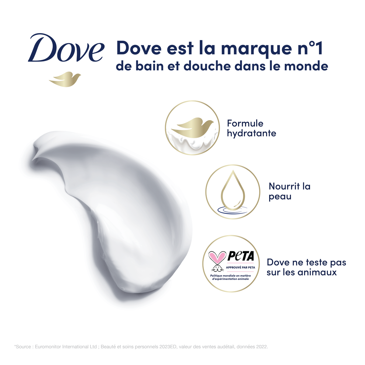 SHAMPOING CONCOMBRE DOVE 500ML FLACON X24