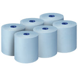 ESSUIE-MAINS ROULEAU SCOTT® ESSENTIAL BLEU 350M 1 PLI ECOLABEL X6