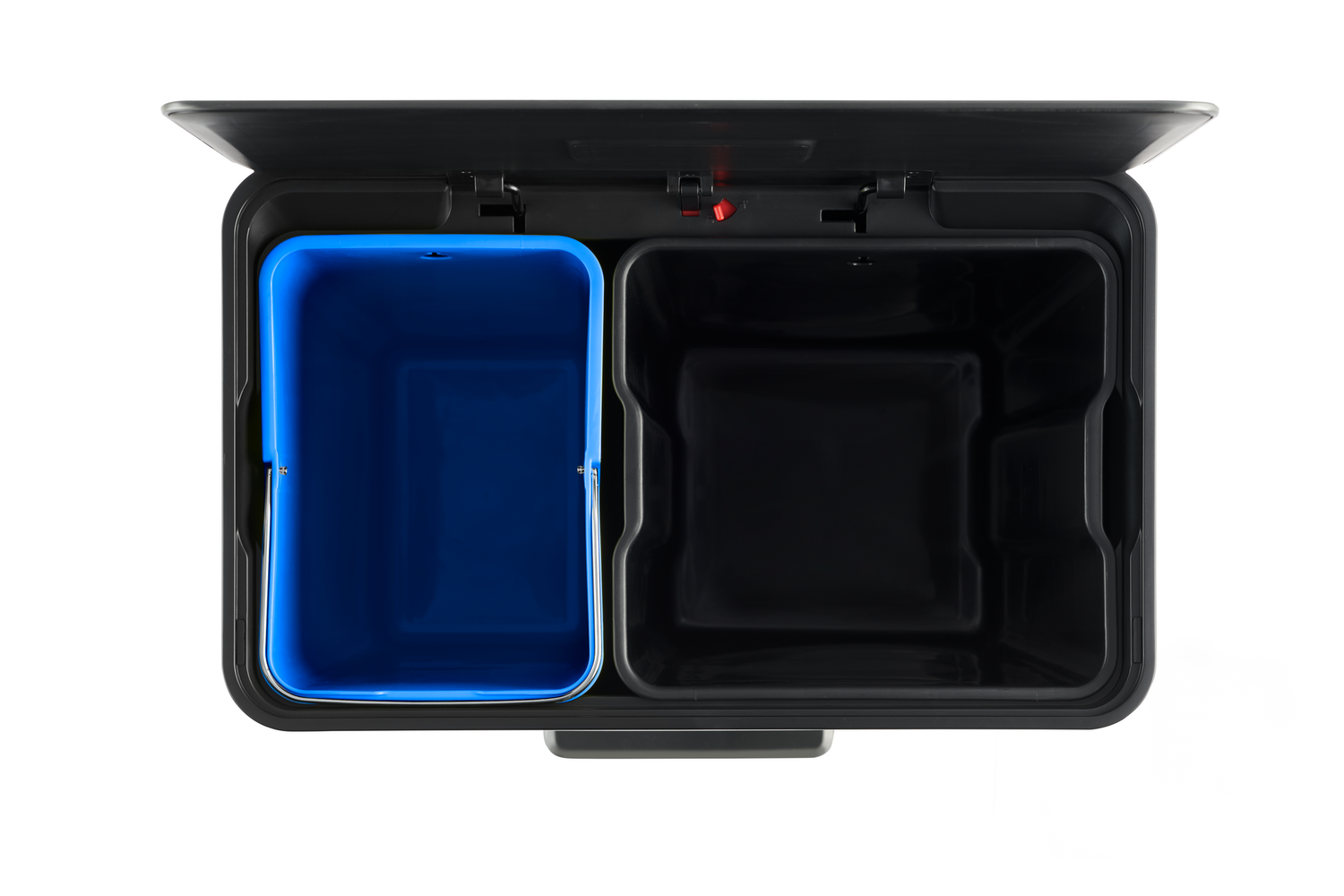 POUBELLE 60L ELITE INOX CHARBON