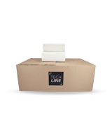 ESSUIE-MAINS PLIÉS EN W TECHLINE BLANC 20.3X32CM 125 FORMATS 2 PLIS ECOLABEL X25