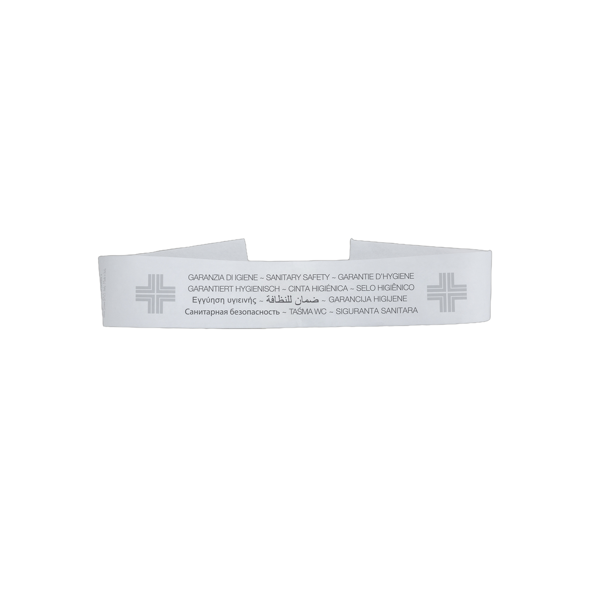 BANDE WC PAPIER 5X55CM BLANC X2000
