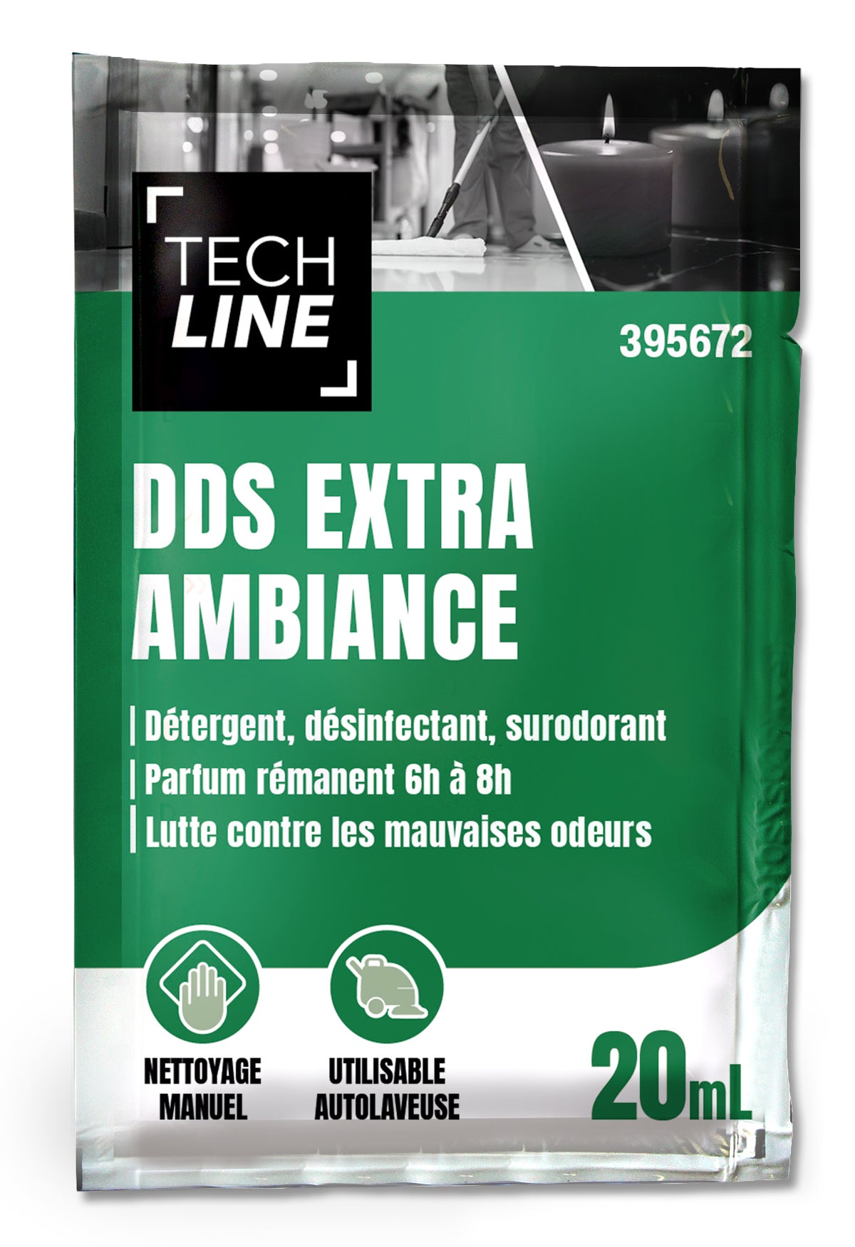 DETERGENT DESINFECTANT SURODORANT DDS EXTRA AMBIANCE TECHLINE 20ML X250