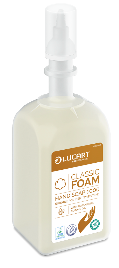 SAVON MOUSSE PARFUME CLASSIC FOAM CARTOUCHE 1L X6