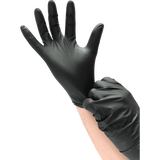 GANT NITRILE NOIR NON POUDRÉ SUPER BLACK TAILLE XL BOÎTE X100