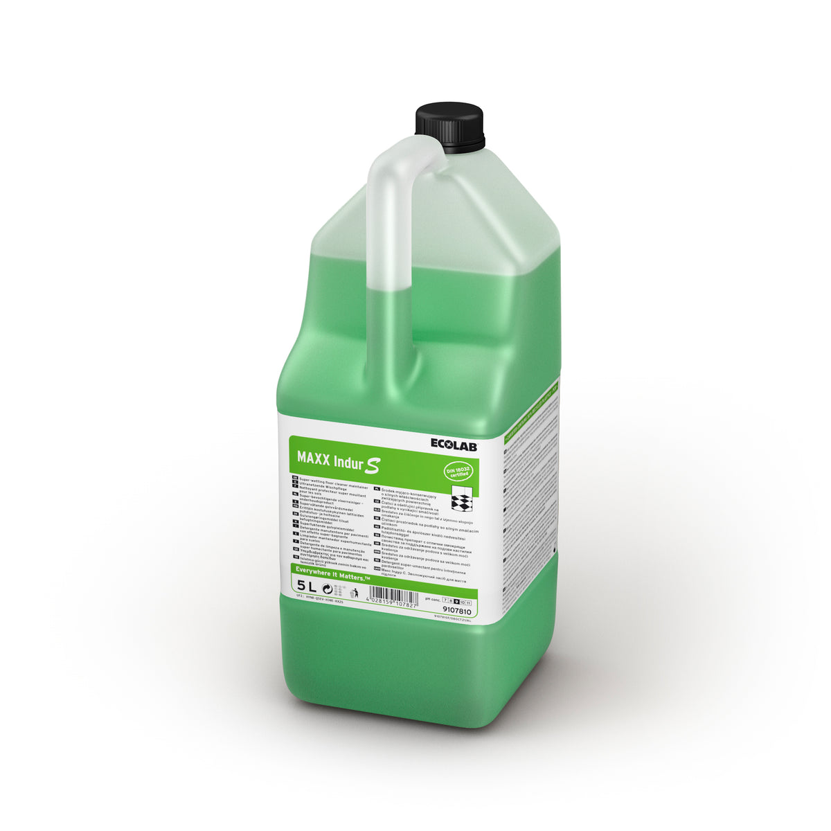 NETTOYANT SUPER MOUILLANT SOLS DUR ECOLAB MAXX INDUR S ECOLABEL 5L