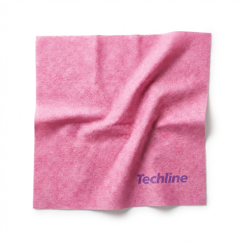 LAVETTE NON TISSEE TECHLINE CO-BRANDING 51X36CM ROUGE X25