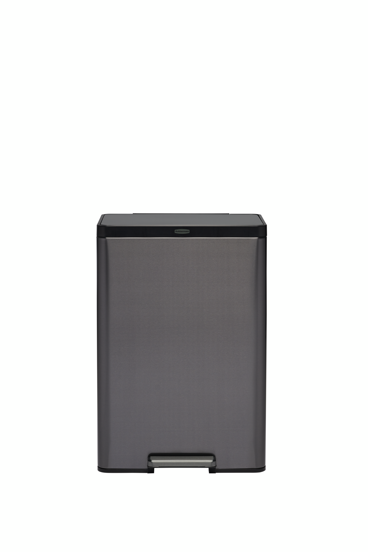 POUBELLE ELITE 39L CHARBON INOX RUBBERMAID