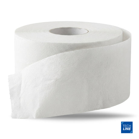 PAPIER TOILETTE JUMBO TECHLINE BLANC 180M 2 PLIS ECOLABEL X12
