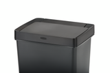 POUBELLE 46L CHARBON À PÉDALE INOX RUBBERMAID