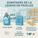 LESSIVE EN FEUILLE LESWAS PRO X100