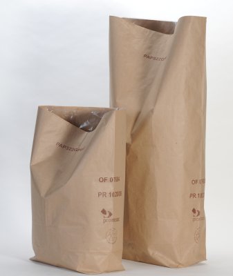 SAC PAPIER 80L GPI 2 FEUILLES  + 1 GAINE PE X25