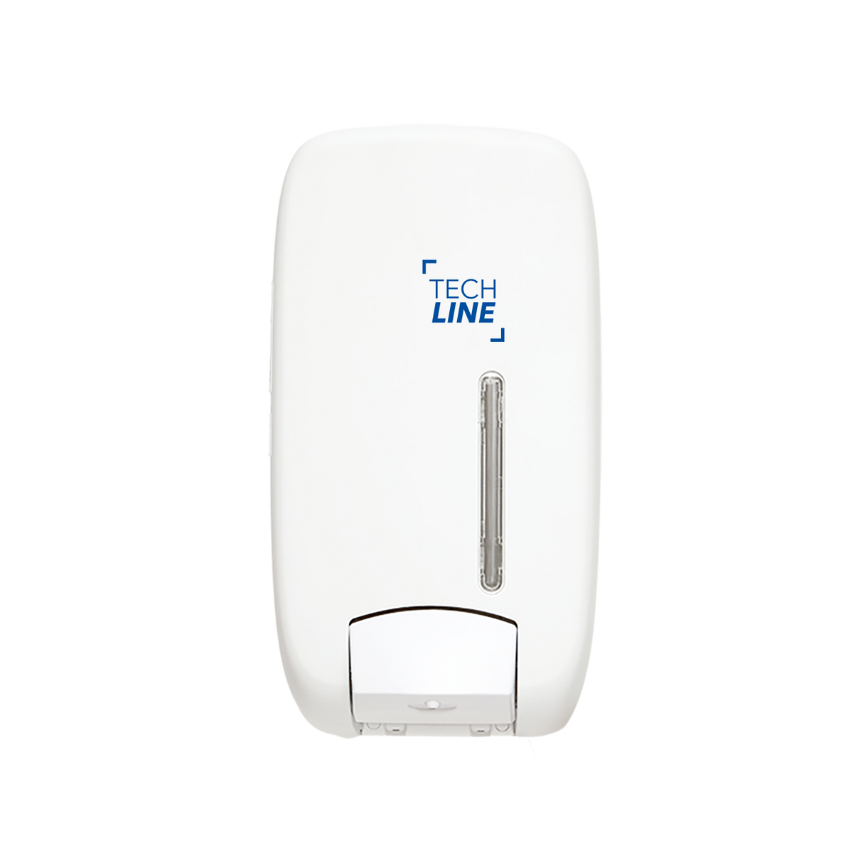 DISTRIBUTEUR MANUEL DE SAVON LOTION GEL À RÉSERVOIR TECHLINE 1L BLANC