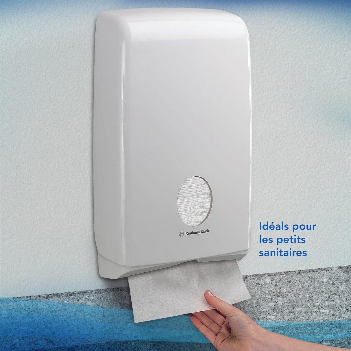 ESSUIE-MAINS PLIÉS EN Z SCOTT® SLIMFOLD BLANC 19X29.5CM 147 FORMATS 1 PLI X12