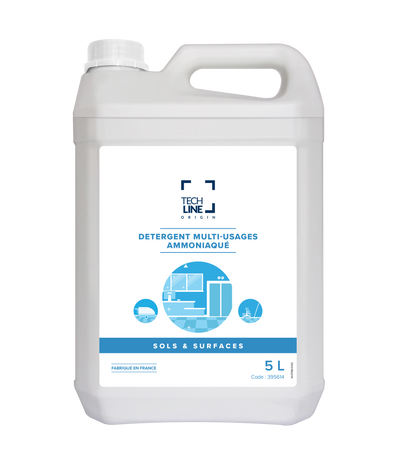 DETERGENT MULTI-USAGES AMMONIAQUE TECHLINE 5L